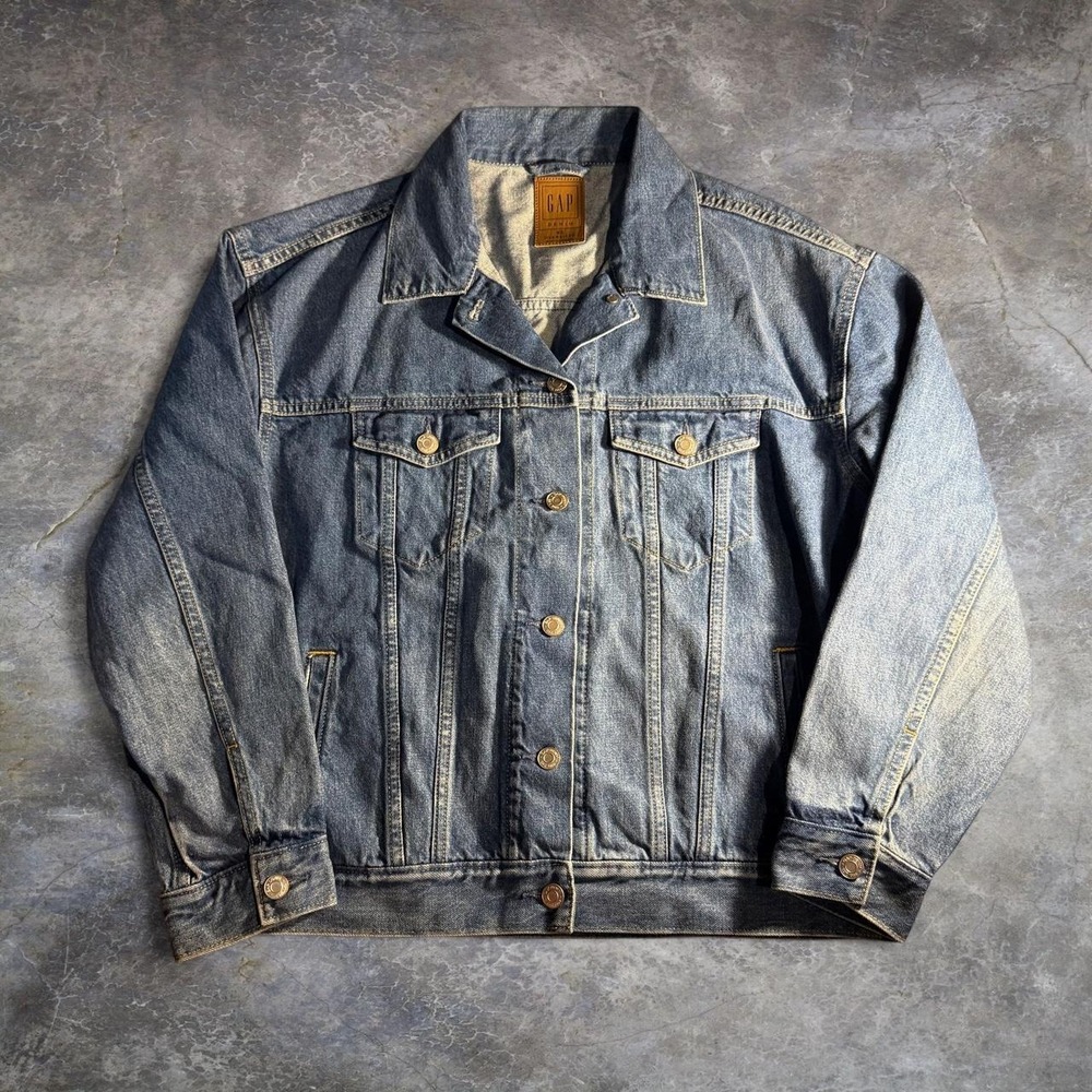 GAP Denim Harry Potter Patch Denim Jacket XS Oversized